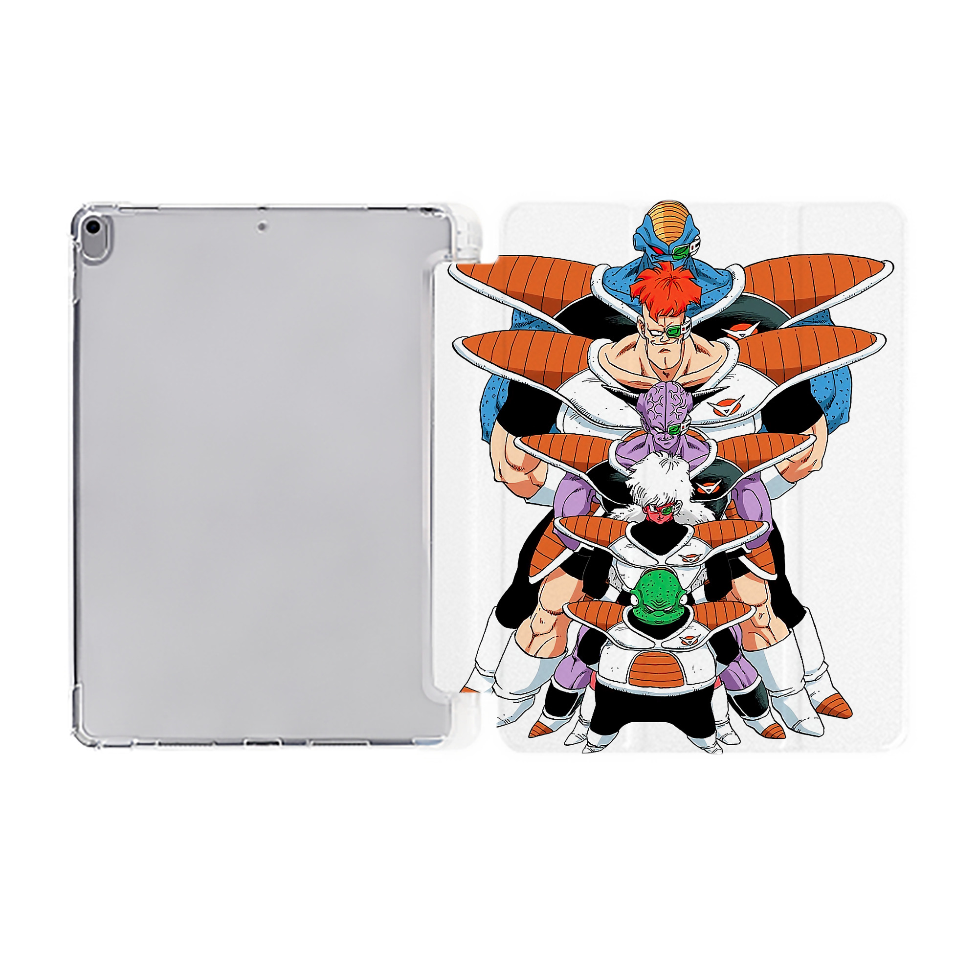 （画像用） ドラゴンボール DRAGON BALL IPad ケース ペン収納付き 三つ折りスタンド PUレザー×シリコン 対応機種9.5/10.5/10.9インチ